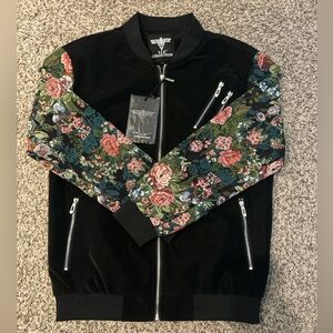 V.I.P. Collection Black/Floral Jacket